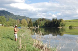 der Kampf mit dem Karpfen