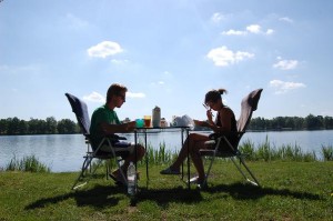 Gemütlich beim Morgenessen