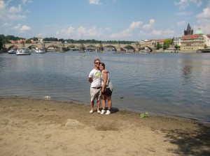 Vor der Karlsbrücke