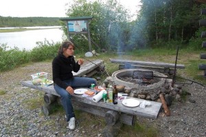 Bruschetta, Würste und Marshmallows