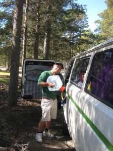 Frischwassertank füllen