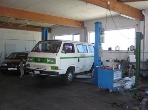 Henry beim wellnessen