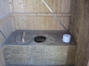 Trockenklo unterwegs