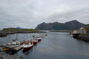 Der Hafen von Hovden