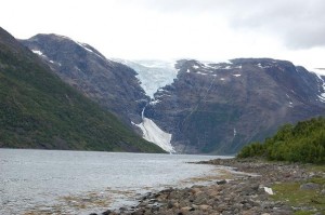 Oksfjordbre Gletscher
