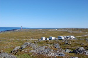 Windschutz zwischen Womo's