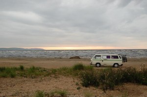 auf dem Skummeslövsstrand